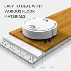3-IN-1 Automatic Robot Vacuum Cleaner | مكنسة روبوت أوتوماتيكية 3 في 1