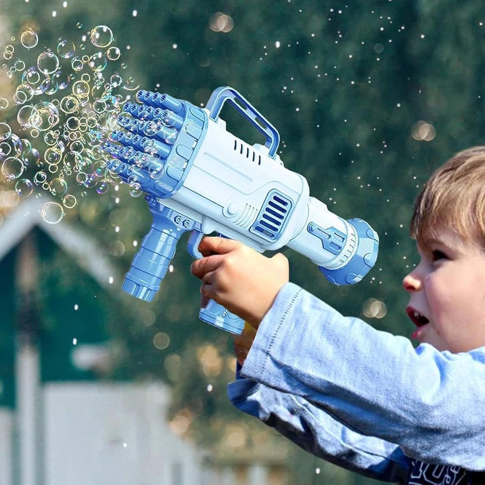Magical Bubble Gun for Kids 36 Holes | مسدس فقاعات سحري للأطفال بـ 36 فتحة